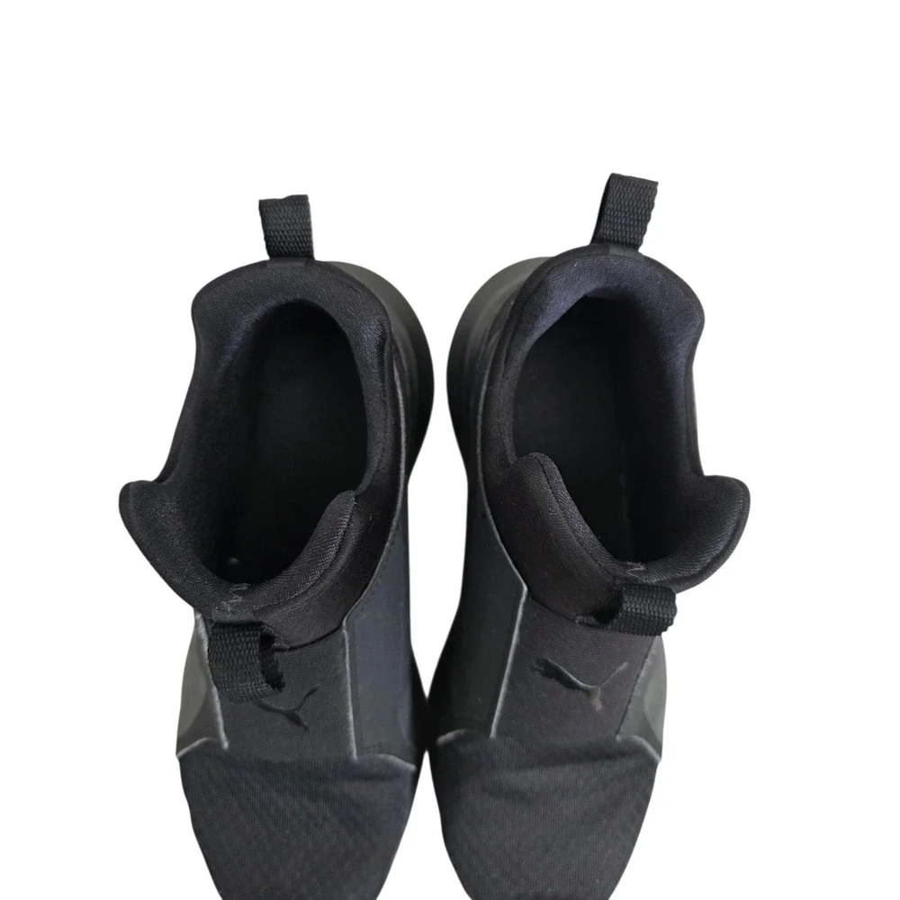 Puma Rebel Mid Womens Black‎ Slip On Sneakers Size 7.5